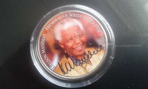 2013 NELSON MANDELA PRESIDENT OF SOUTH AFRICA ***JF KENNEDY HALF DOLLAR US COIN,