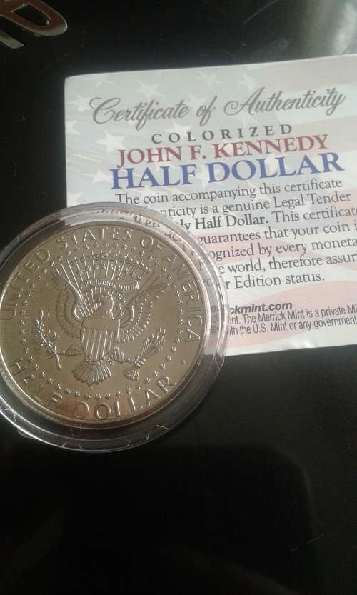 2013 NELSON MANDELA PRESIDENT OF SOUTH AFRICA ***JF KENNEDY HALF DOLLAR US COIN,