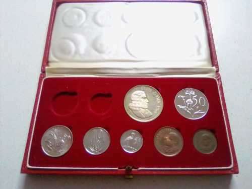 1968 RSA PROOF SET WITH SILVER R1 IN SA MINT BOX