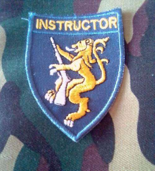 SADF/ SAP INSTRUCTOR CLOTH BADGE