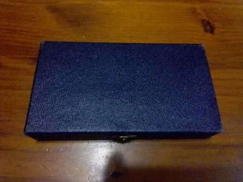 24 CARAT GOLD PLATED CAKE FORKS - SET OF 6 -  SOLINGEN GERMANY  - IN CASE