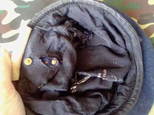 SADF/ SA ARMY  ENGINEERS CORPS  BERET WITH GILDING METAL  CAP BADGE (1959-1970)- RARE