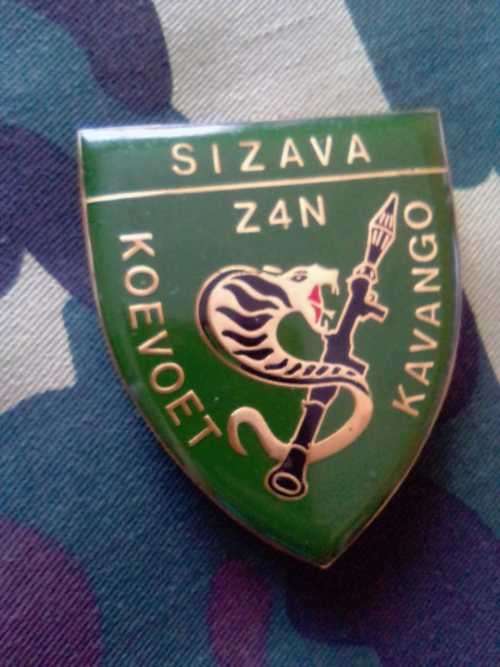 SADF  - KOEVOET  SIZAVA Z4N METALCOMMEMORATIVE FLASH
