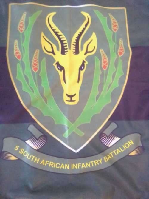 SADF 5 SA INFANTRY COMMEMORATIVE(STORM)  FLAG