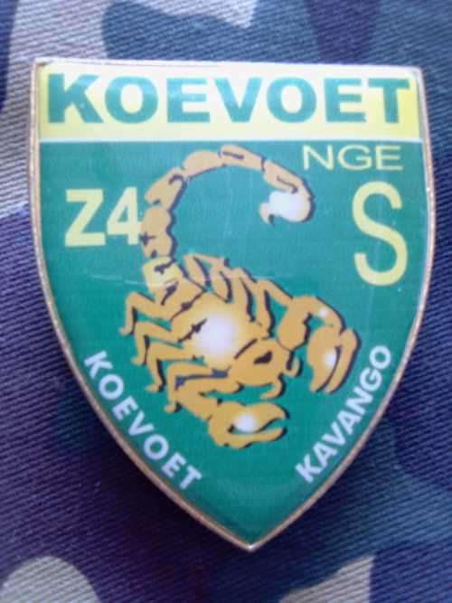 SADF  - KOEVOET KAVANGO (Z4S) - COMMEMORATIVE METAL FLASH