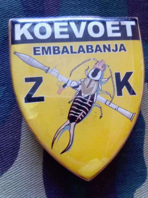 SADF  - KOEVOET  EMBALABANJA (Z-K) - COMMEMORATIVE METAL FLASH