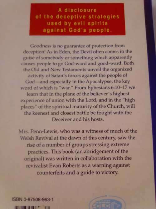 JESSIE PENN-LEWIS BOOKS X 2 : THE CENTRALITY OF THE CROSS / WAR ON THE SAINTS - Take BOTH