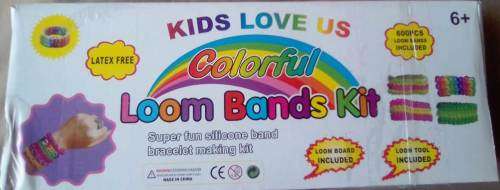 BRACELET MAKING KIT (LOOM BAND KIT ) AGES 6+ - ENCOURAGE CREATIVITY IN CHILDREN##low start- bid /set