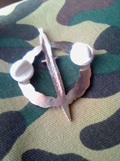 SADF RECCE OPERATORS BADGE - chromed