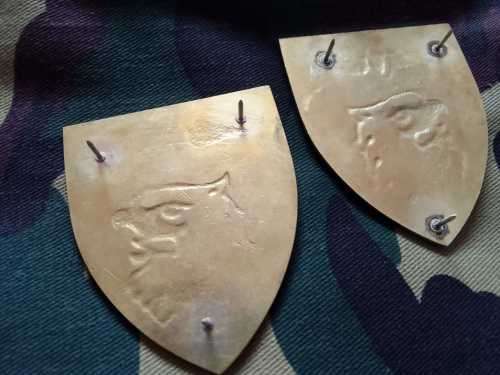 SADF / SA ARMY 44 PARACHUTE BRIGADE STATIC LINE INSTRUCTOR SHOULDER FLASH SET