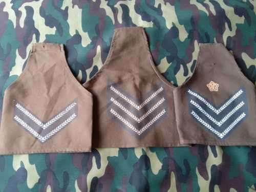 SADF - BRASSARDS -- CORPORAL/SERGEANT/ STAFF. SGT - SINGLES