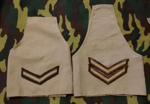 SADF LANCE CORPORAL  & CORPORAL STEP OUT BRASSARDS (80`s)