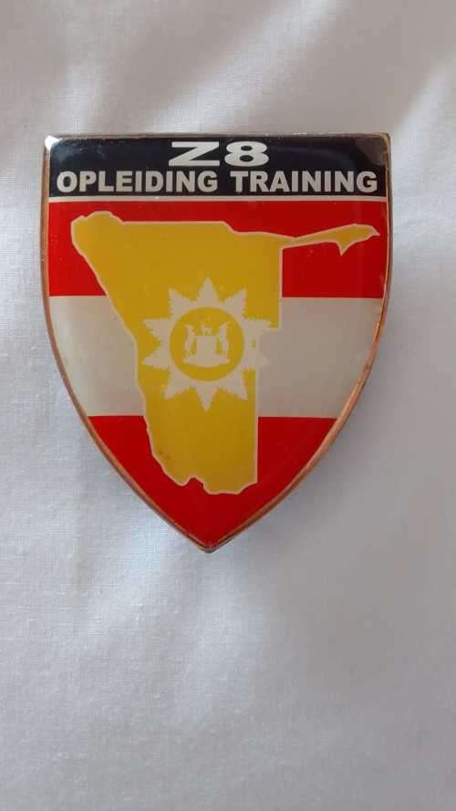 SADF  - KOEVOET  TRAINING (Z8)  -COMMEMORATIVE METAL FLASH