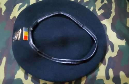 SADF / SA ARMY  TECHNICAL SERVICES (TDK) BERET - FULL - (MET HOUDING)