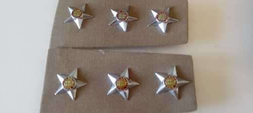 SADF / SA ARMY CAPTAIN  EPAULETTE RANK  SET