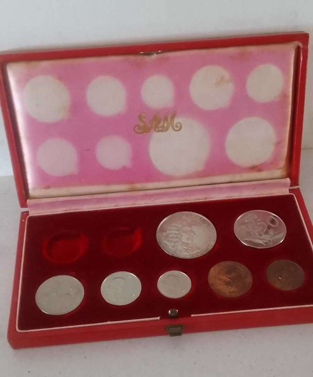 1966 RSA PROOF SET WITH SILVER R1 IN SA MINT BOX