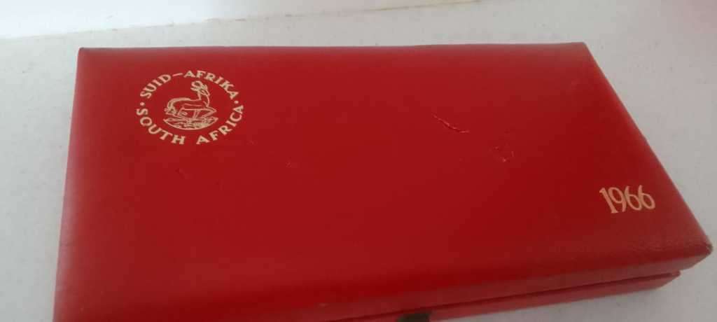 1966 RSA PROOF SET WITH SILVER R1 IN SA MINT BOX