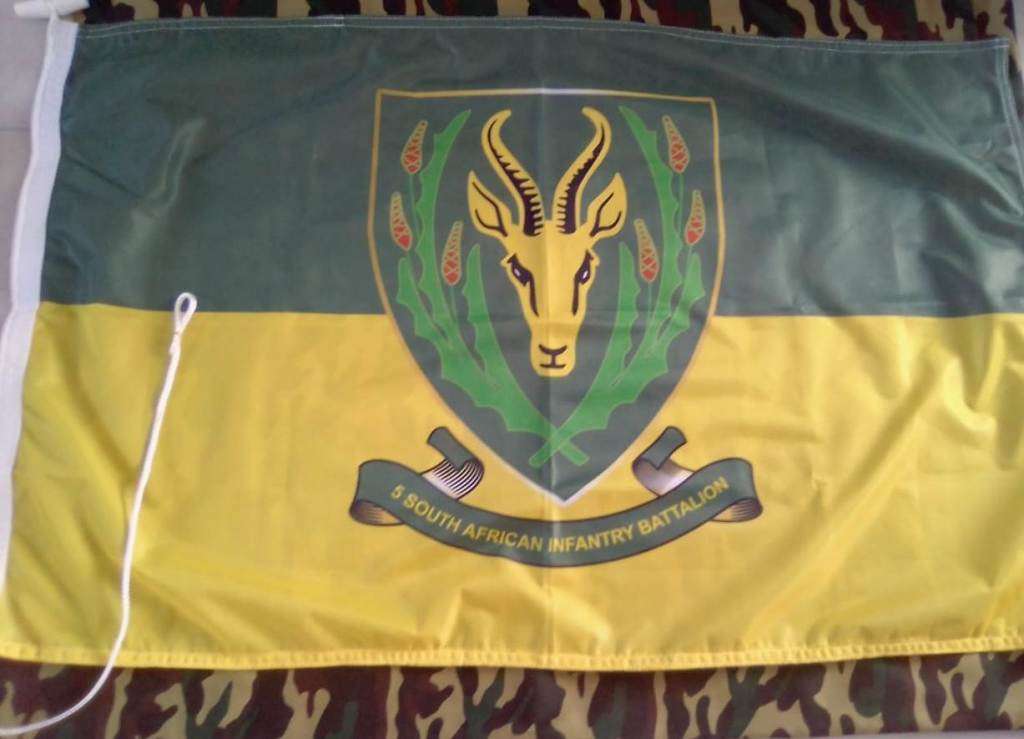 SADF 5 SA INFANTRY COMMEMORATIVE(STORM)  FLAG