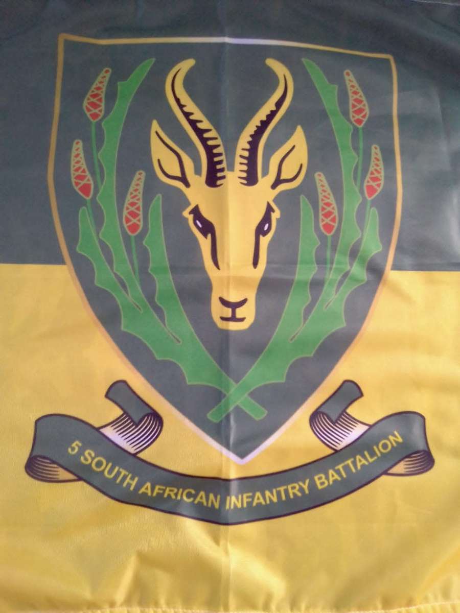 SADF 5 SA INFANTRY COMMEMORATIVE(STORM)  FLAG