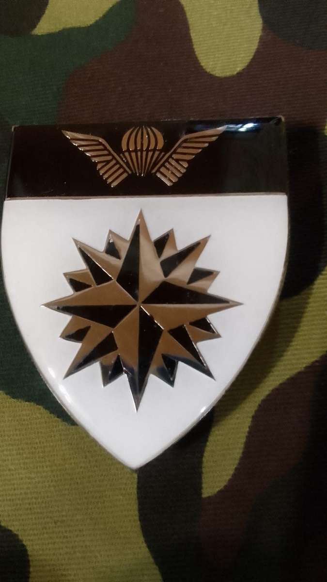 SADF/SA ARMY  5 RECCE SHOULDER FLASH - WITH PINS