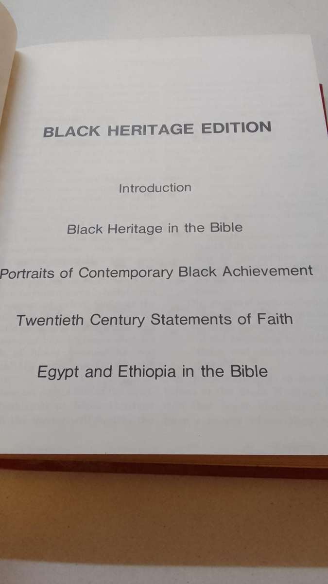 King James Version (KJV) Large Print Family Bible - Black Heritage Edition