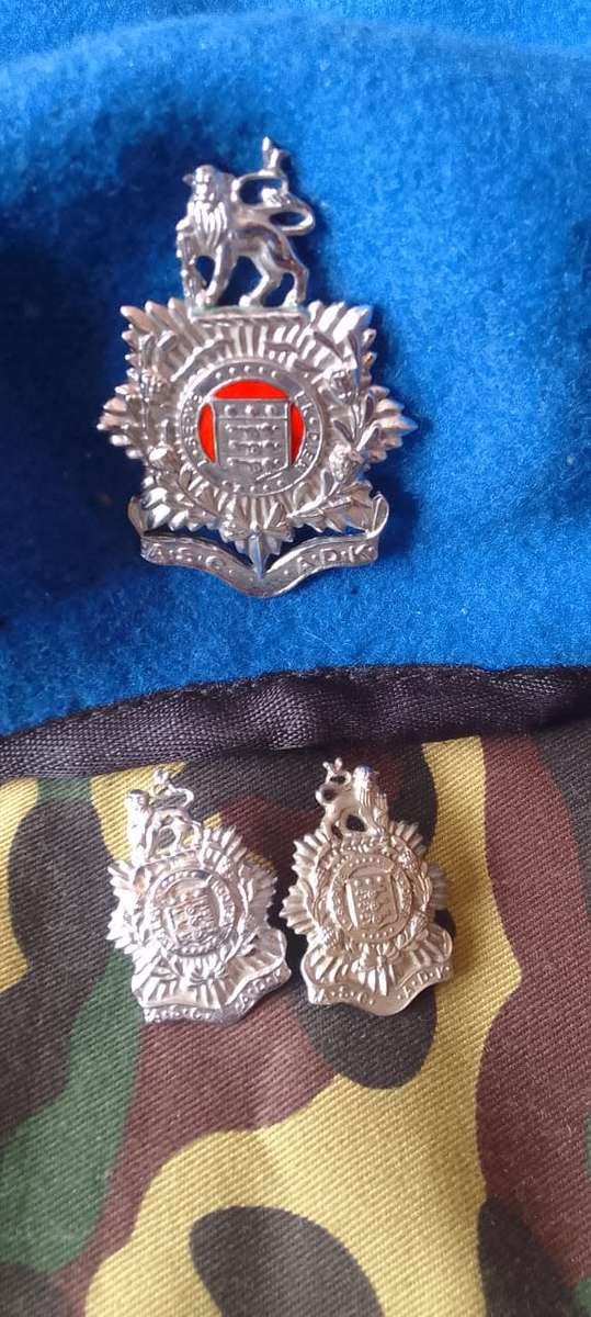 SADF/ SA Army Admin Services Corps Beret with set of collar badges