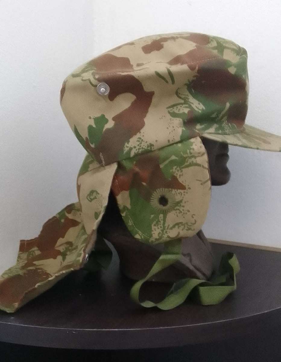 SADF - SAP KOEVOET HARD PEAK CAMO CAP - WITH FLAP