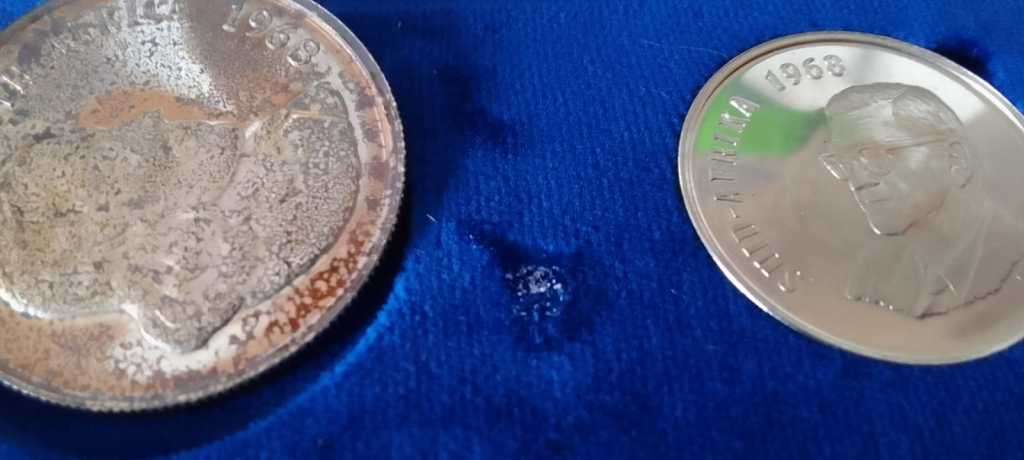 1968 RSA PROOF SET WITH SILVER R1 IN  BLUE SA MINT BOX