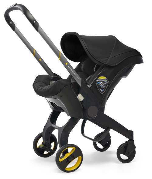 Moses Pod Doona style 3-in-1 Infant Car Seat Stroller - Black