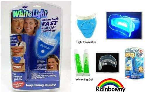Teeth whitening light