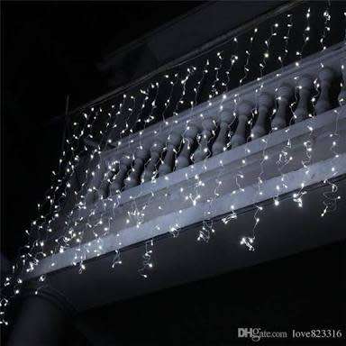 Fairy led curtain 6m x 1.5 m white/multi color
