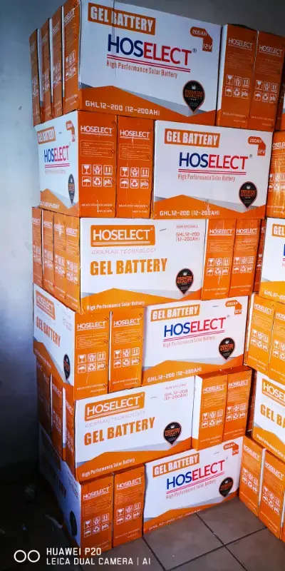 100ah gel solar battery Hoselect slimline