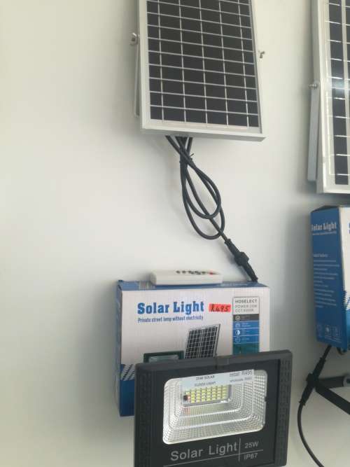 25w solar led light with solar panel