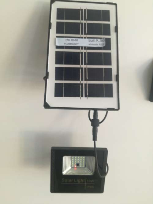 10W solar light with panel