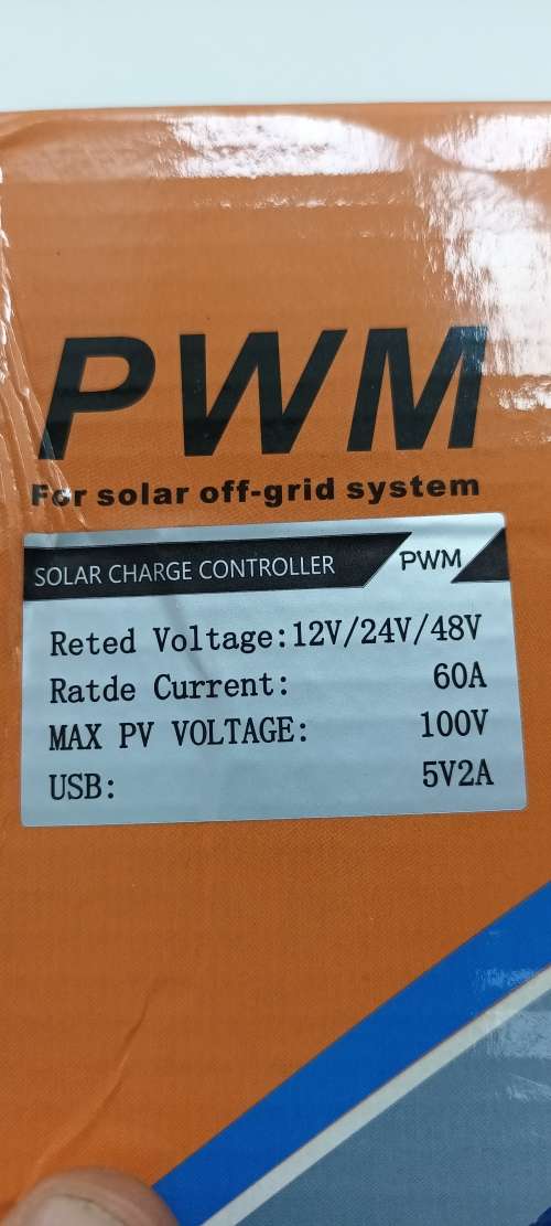 12v/24v/48v Solar Charge Controller 60A