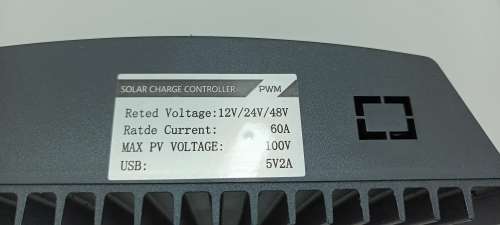 12v/24v/48v Solar Charge Controller 60A