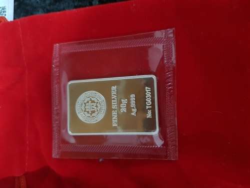 20 gram Fine Silver Ag 0.9999