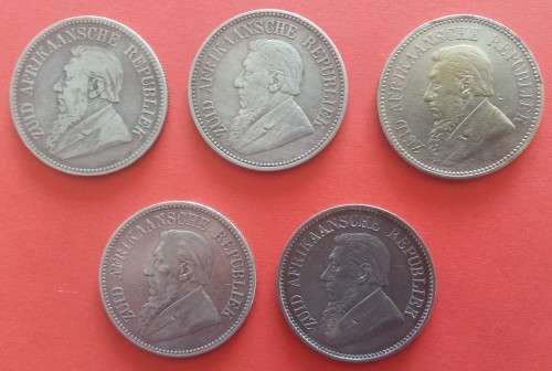 South Africa ZAR Collection of 33 coins in high grades (1892-1898) CV +US$4000.