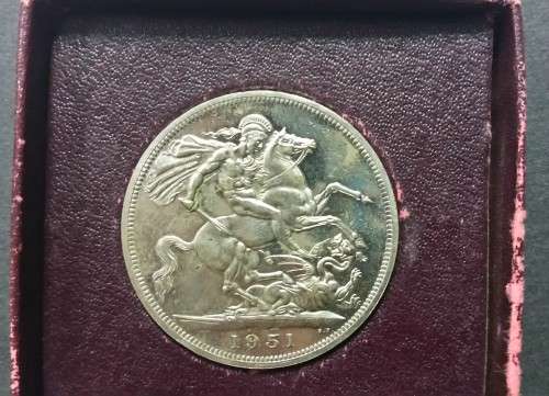 Great Britain -  Festival of Britain Crown in Box 1951