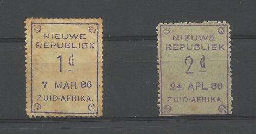 New Republic - 1886 (1d & 2d Mint)