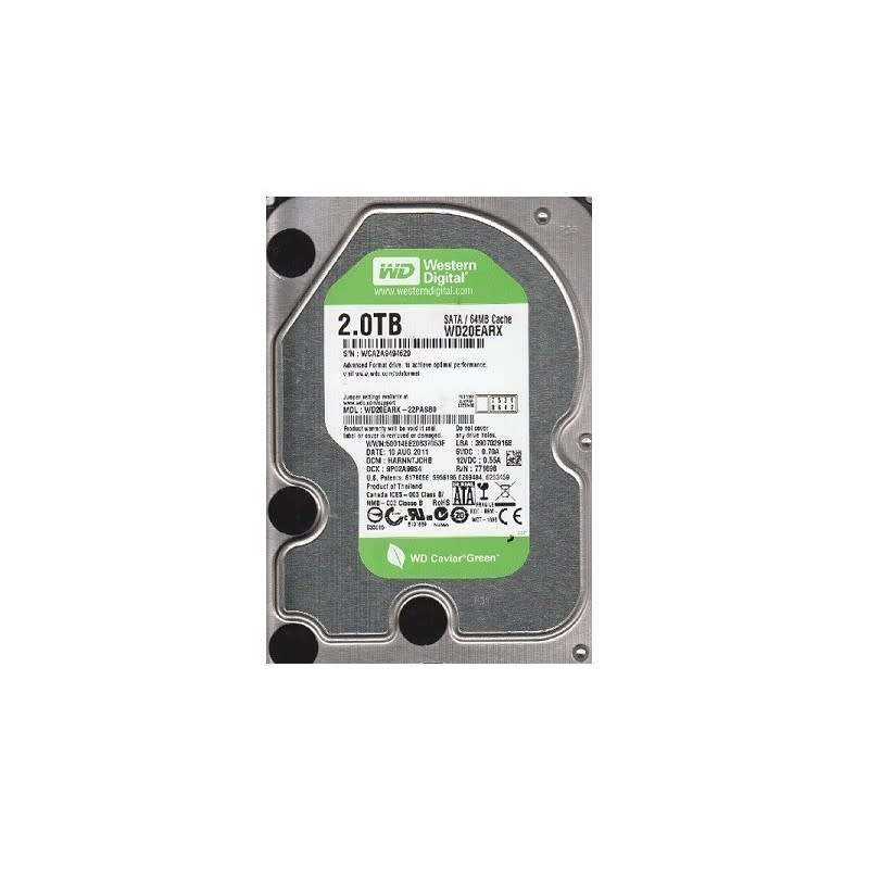 2T HardDrive Internal Western Digital Green
