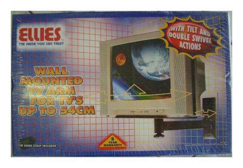 New - Wall Mounted TV Swivel Arm - up to 54cm.