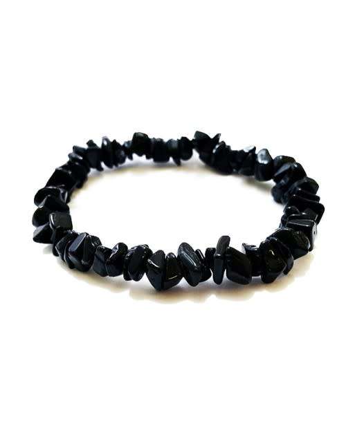 Black Tourmaline Chip Bracelet
