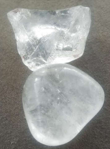 Rough and Polished Clear Quartz Large   PURE ENERGY