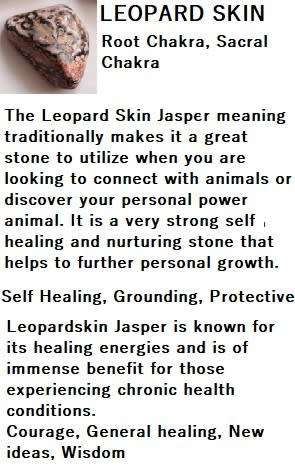 Jasper Leopard Skin Rough    500 gram