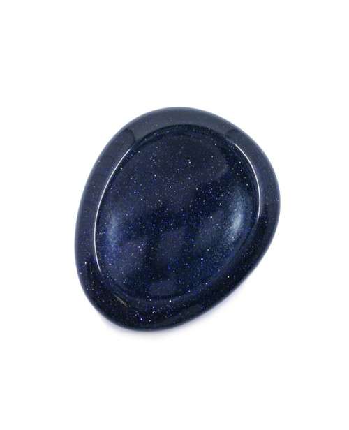 Blue Goldstone Worry Stone    Detoxify the body