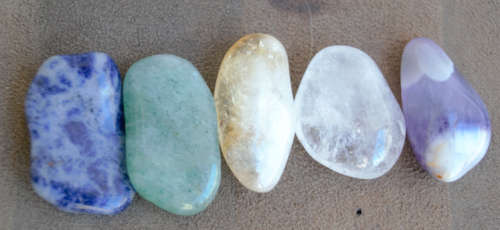 5 XL Healing Stones Perfect for Body Layout