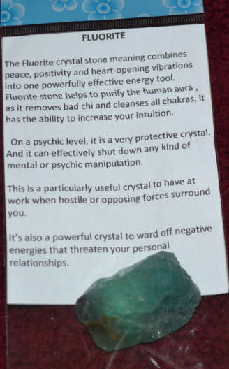 Fluorite Rough  must-have protection crystal