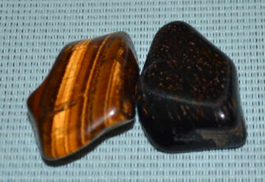 Large Blue Tigers Eye  " Hawks Eye" and Golden Tigers's eye