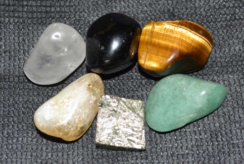 6 Large Crystals to attract Wealth, Protection, Vitality Aura Cleansing and abundance in general